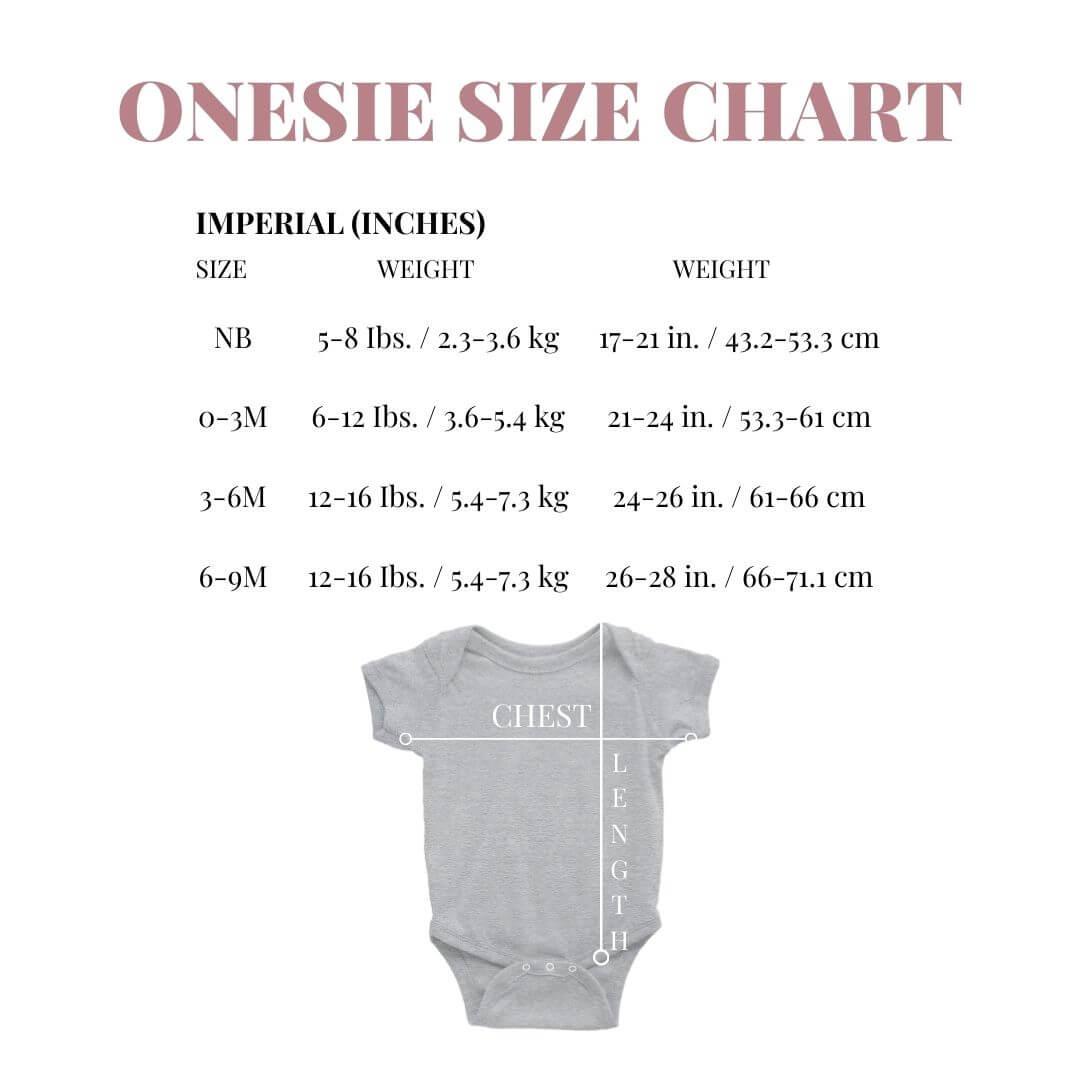Personalized Birthdate Onesie