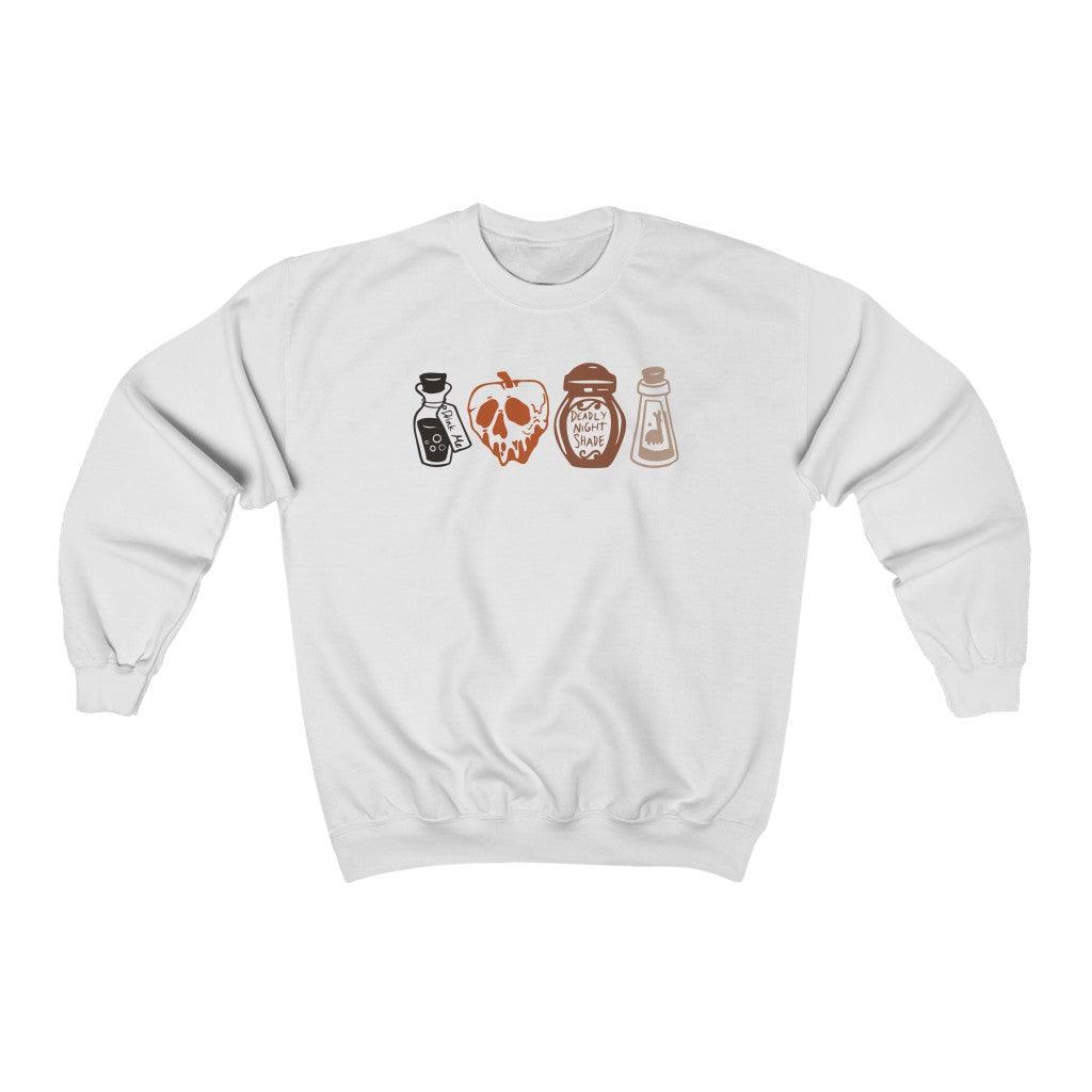Potions Halloween Crewneck Sweatshirt - Crystal Rose Design Co.