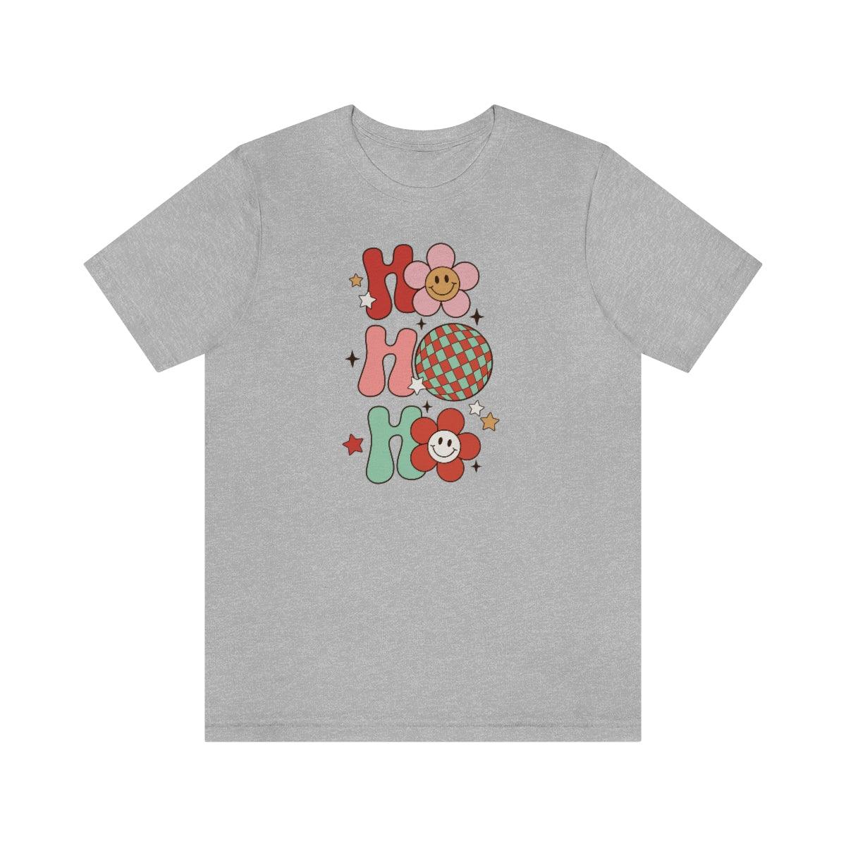 Retro Ho Ho Ho Christmas Shirt Short Sleeve Tee