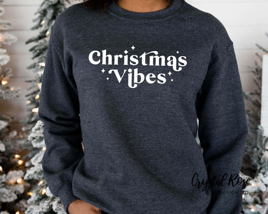 Christmas Vibes Christmas Crewneck Sweater