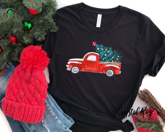Christmas Tree Christmas Shirt Short Sleeve Tee - Crystal Rose Design Co.