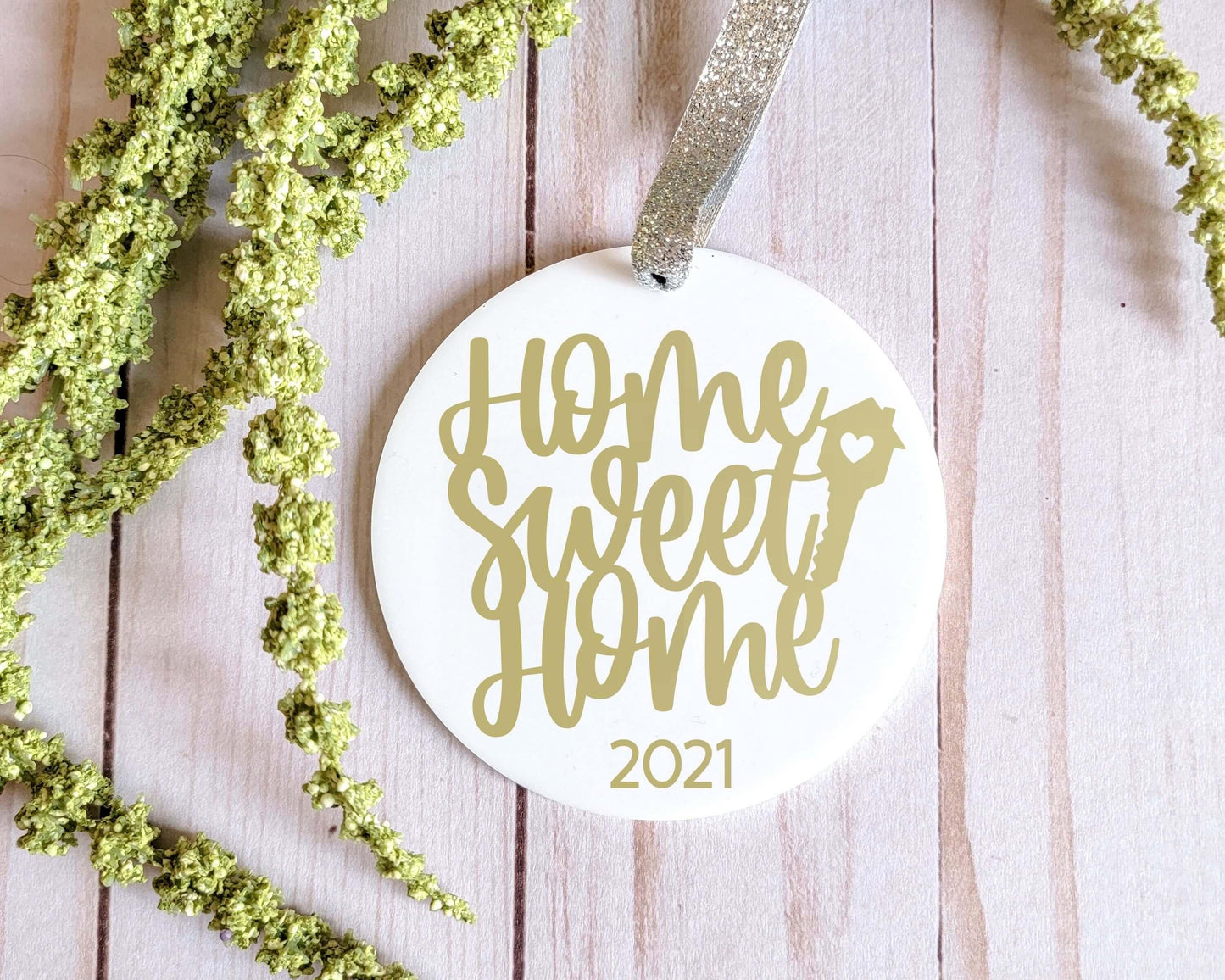 Home Sweet Home 2022 White Acrylic Ornament