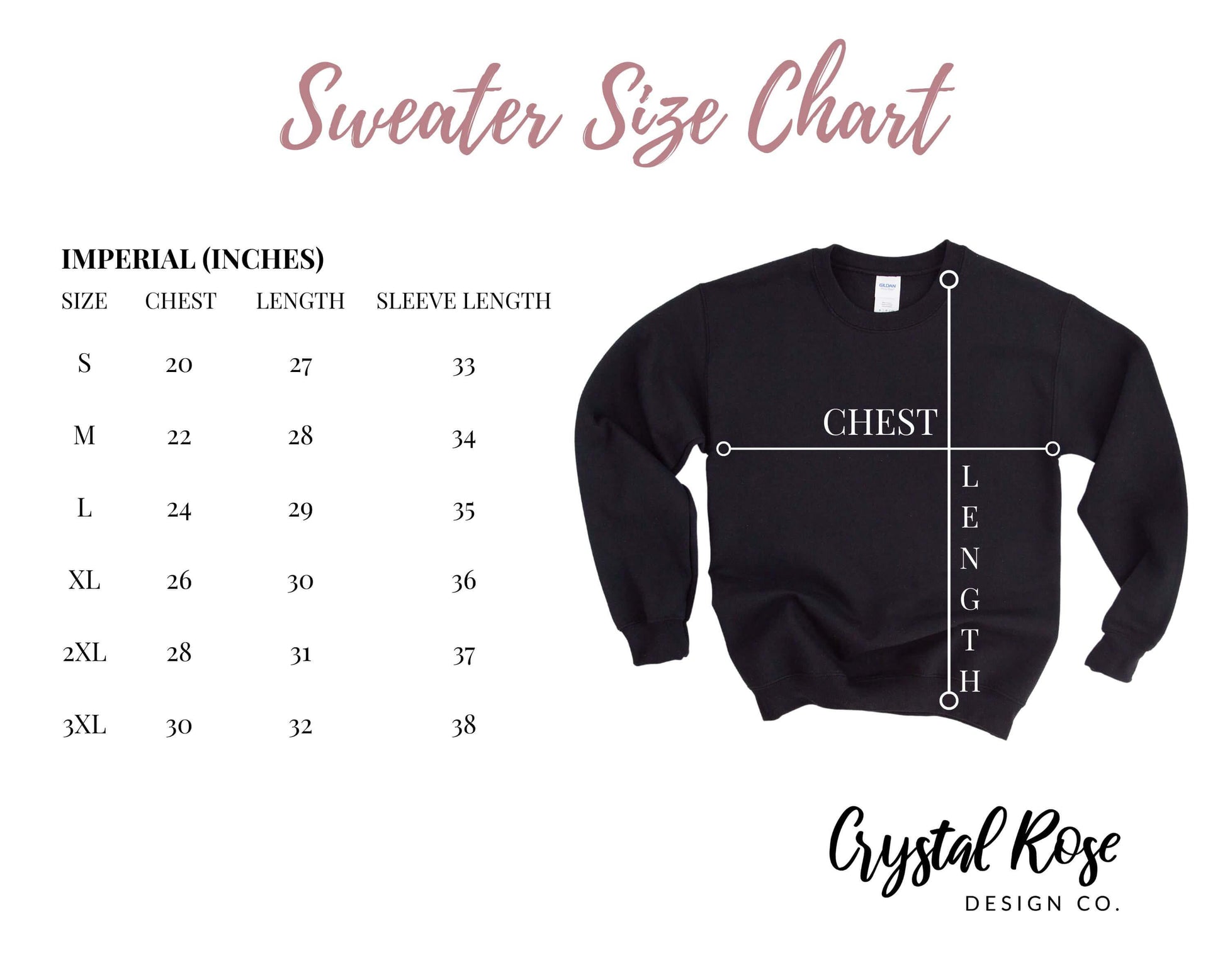 Santa Baby Simple Christmas Crewneck Sweater - Crystal Rose Design Co.