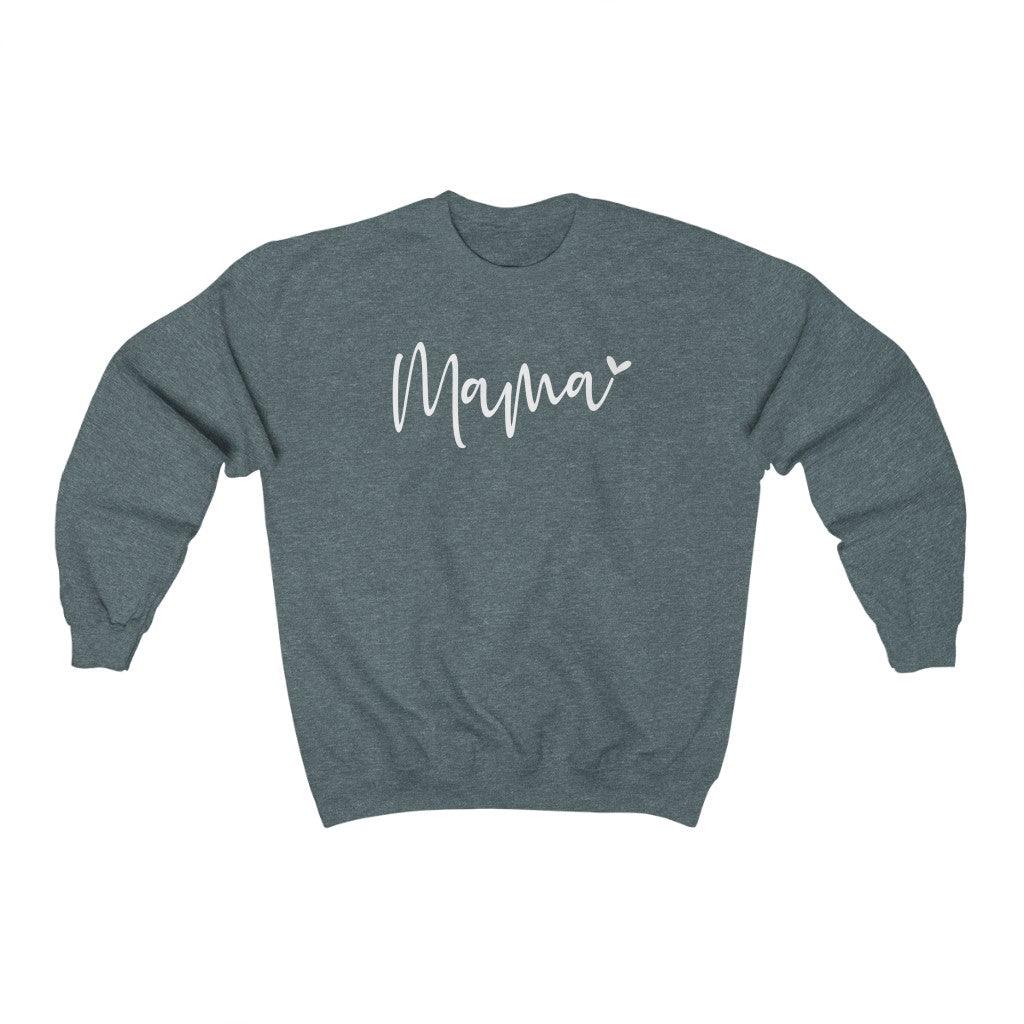 Mama Heart Crewneck Sweatshirt