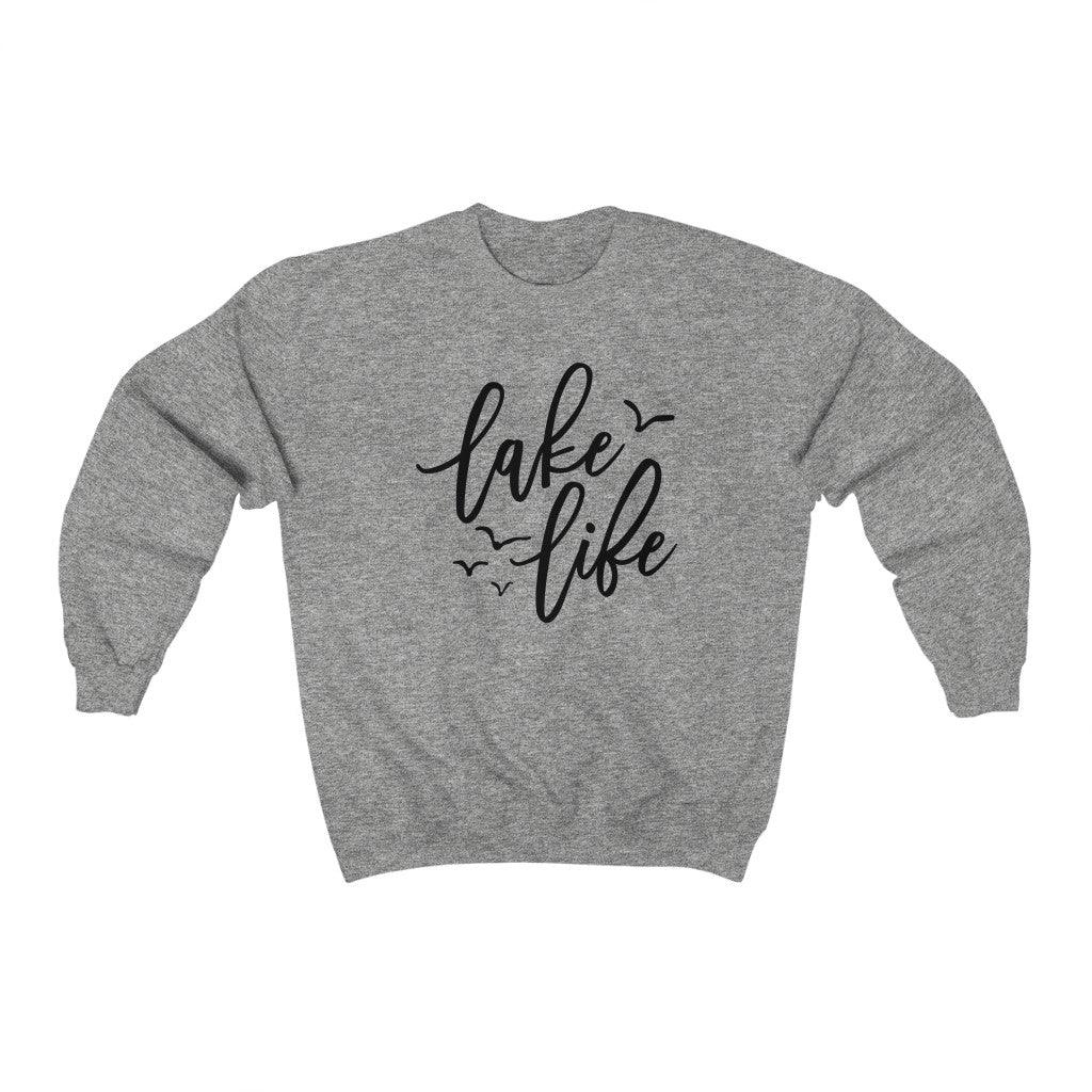 Lake Life Crewneck Sweatshirt - Crystal Rose Design Co.
