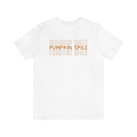 Pumpkin Spice Fall Halloween Short Sleeve Tee - Crystal Rose Design Co.