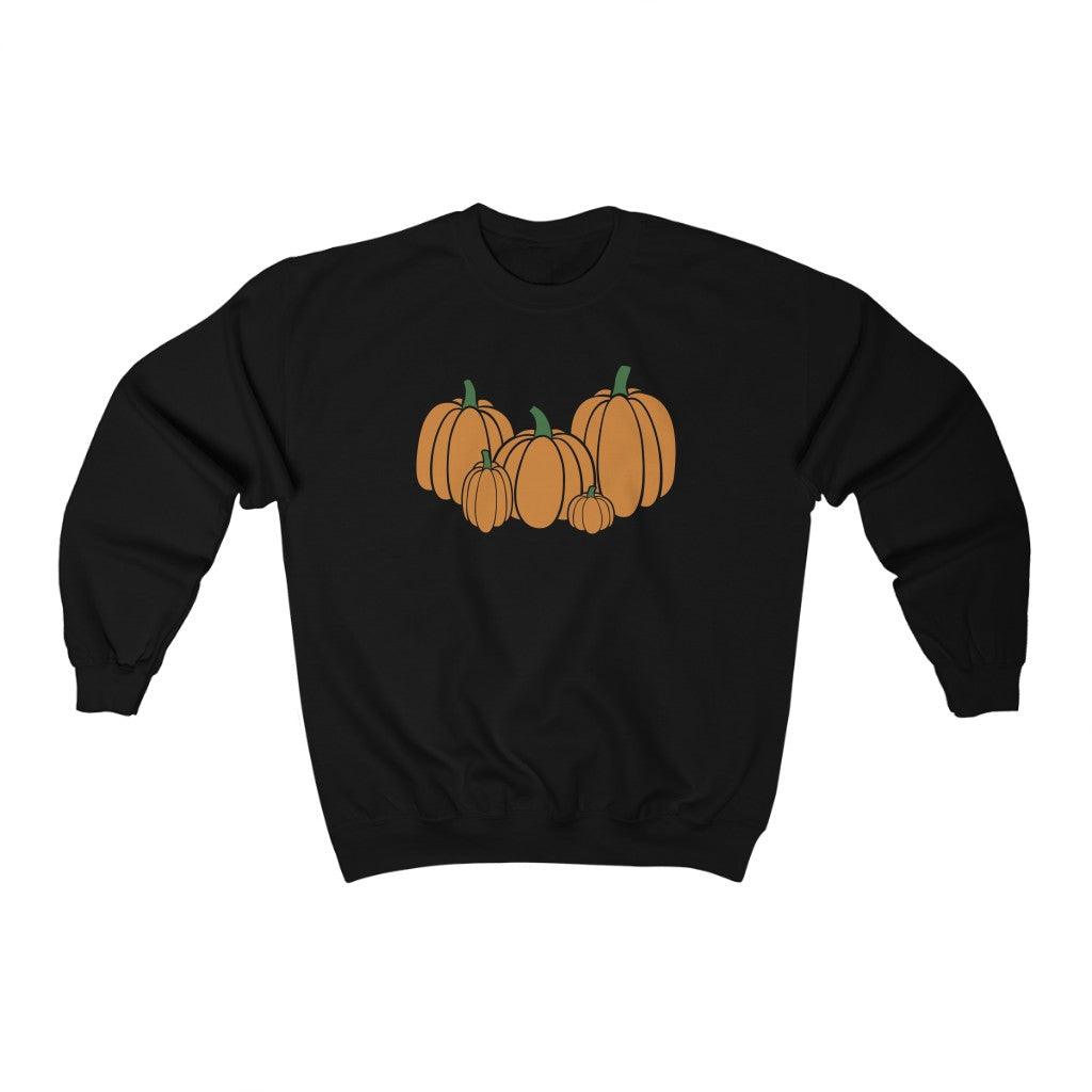 Pumpkin Collection Fall Halloween Crewneck Sweatshirt - Crystal Rose Design Co.