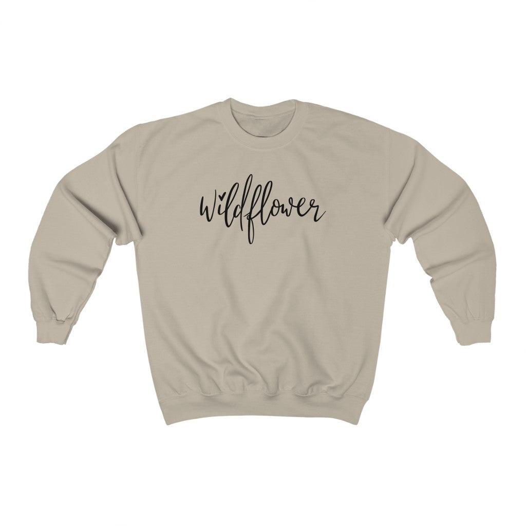 Wildflower Crewneck Sweatshirt - Crystal Rose Design Co.