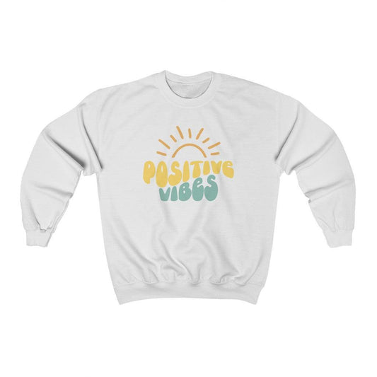 Positive Vibes Crewneck Sweatshirt - Crystal Rose Design Co.