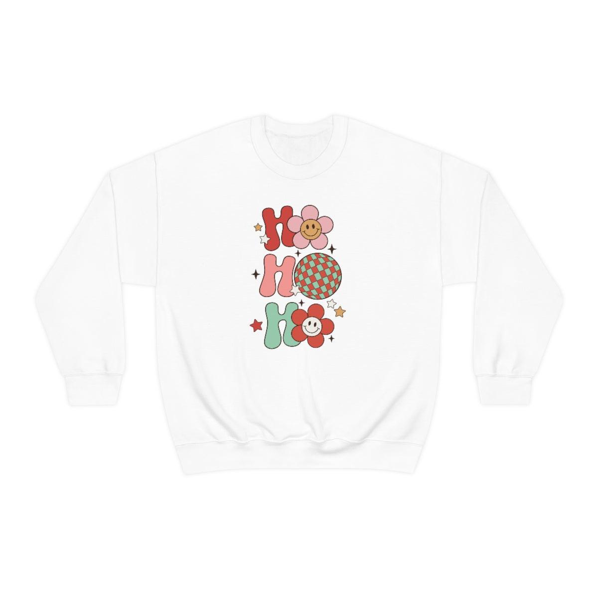 Retro Ho Ho Ho Christmas Crewneck Sweater