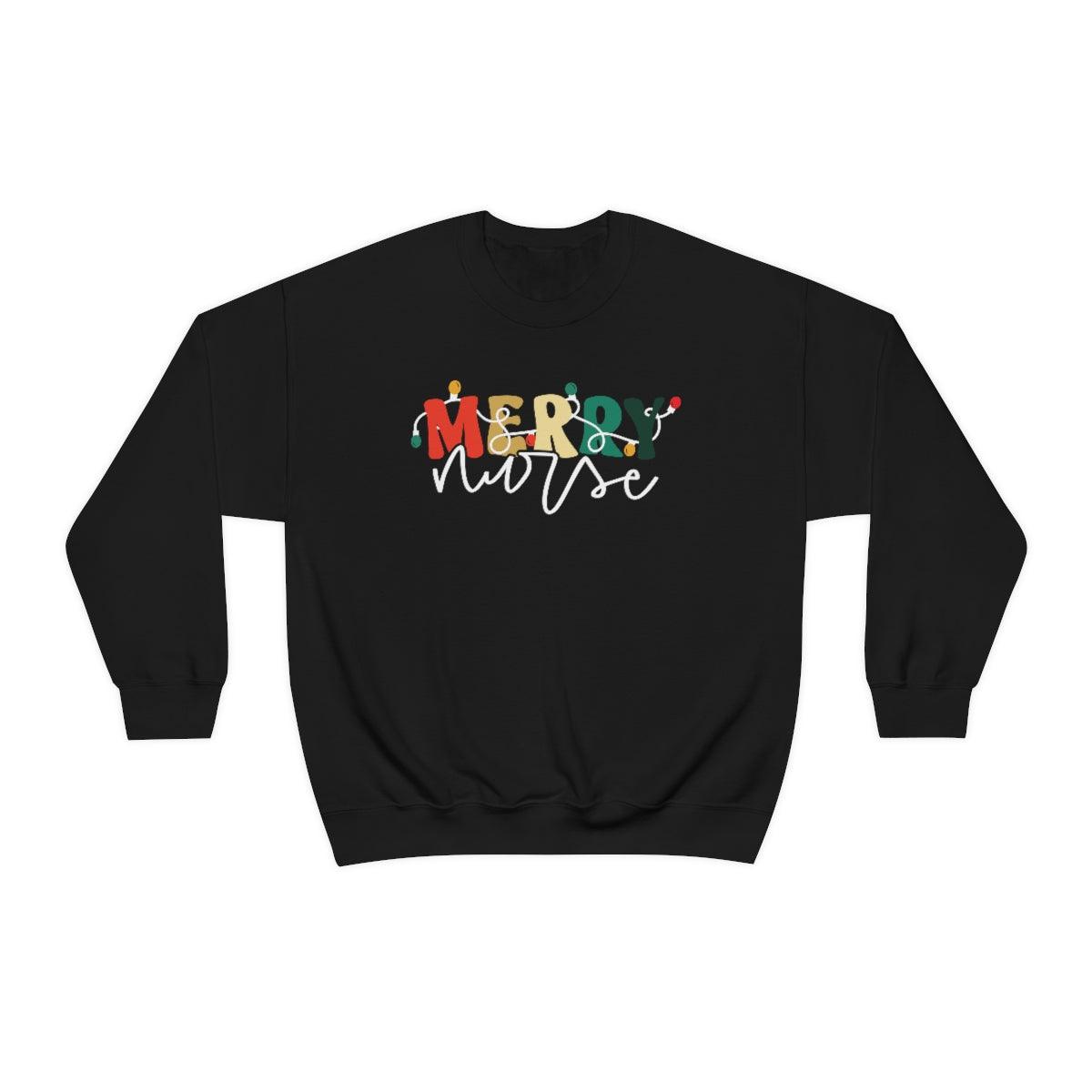 Merry Nurse Christmas Crewneck Sweater