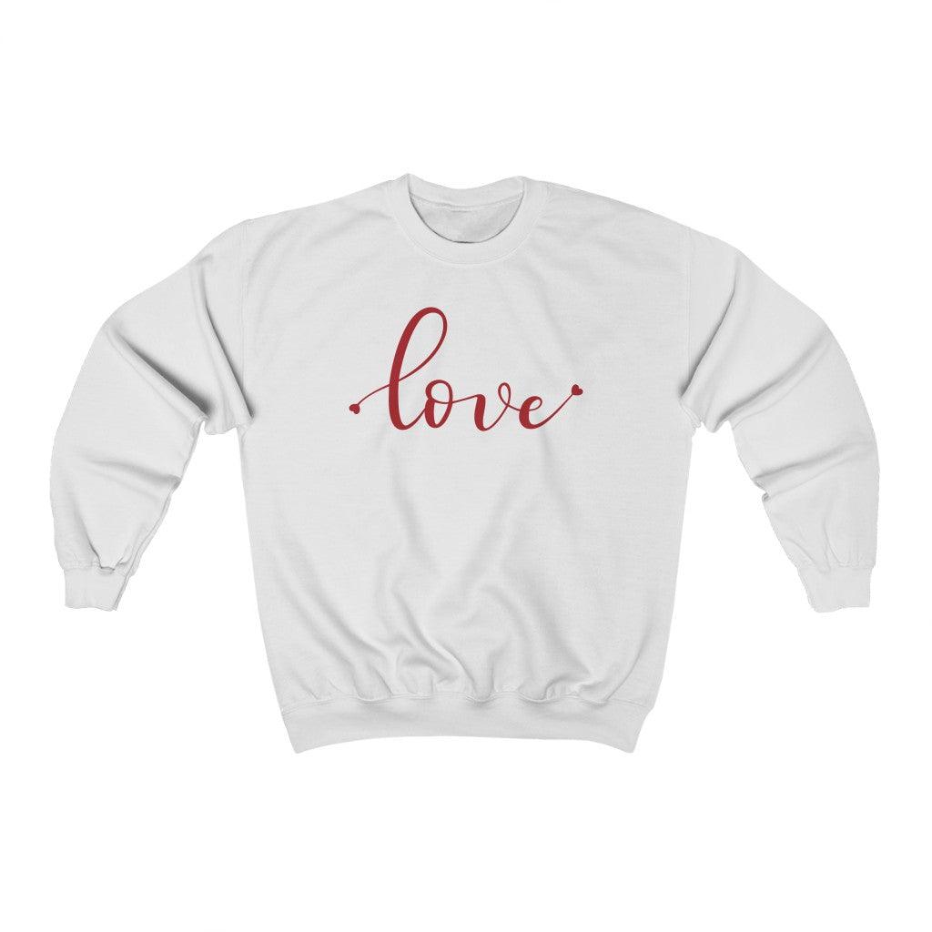 Love Crewneck Sweatshirt - Crystal Rose Design Co.