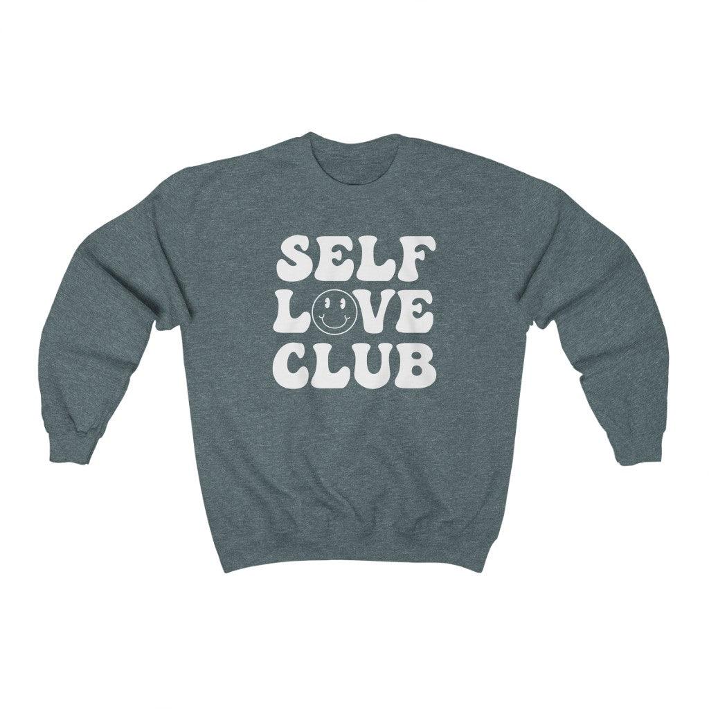 Self Love Club Crewneck Sweatshirt - Crystal Rose Design Co.