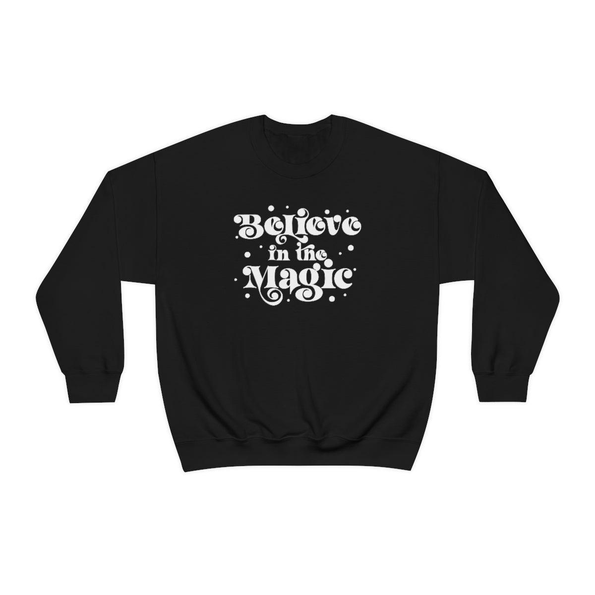 Believe In The Magic Christmas Crewneck Sweater - Crystal Rose Design Co.