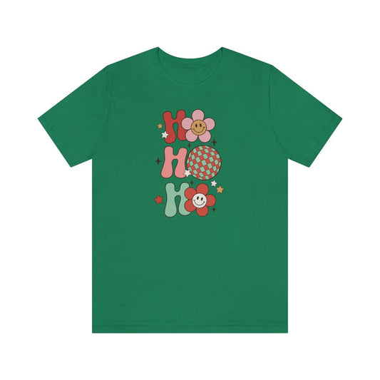 Retro Ho Ho Ho Christmas Shirt Short Sleeve Tee