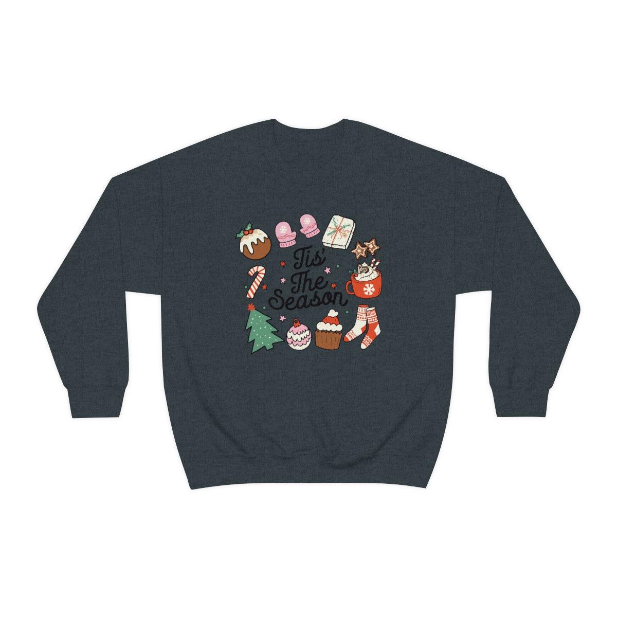 Tis The Season Christmas Crewneck Sweater - Crystal Rose Design Co.