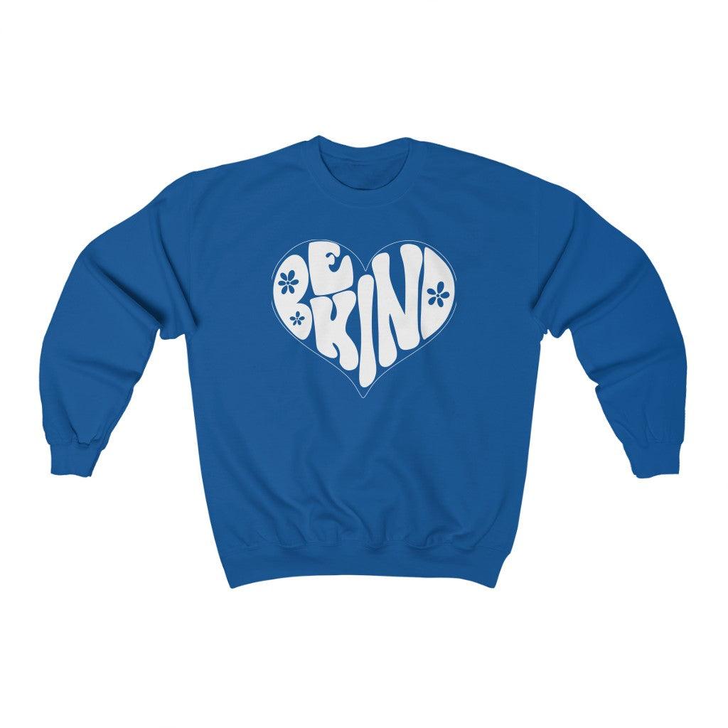 Retro Be Kind Crewneck Sweatshirt - Crystal Rose Design Co.