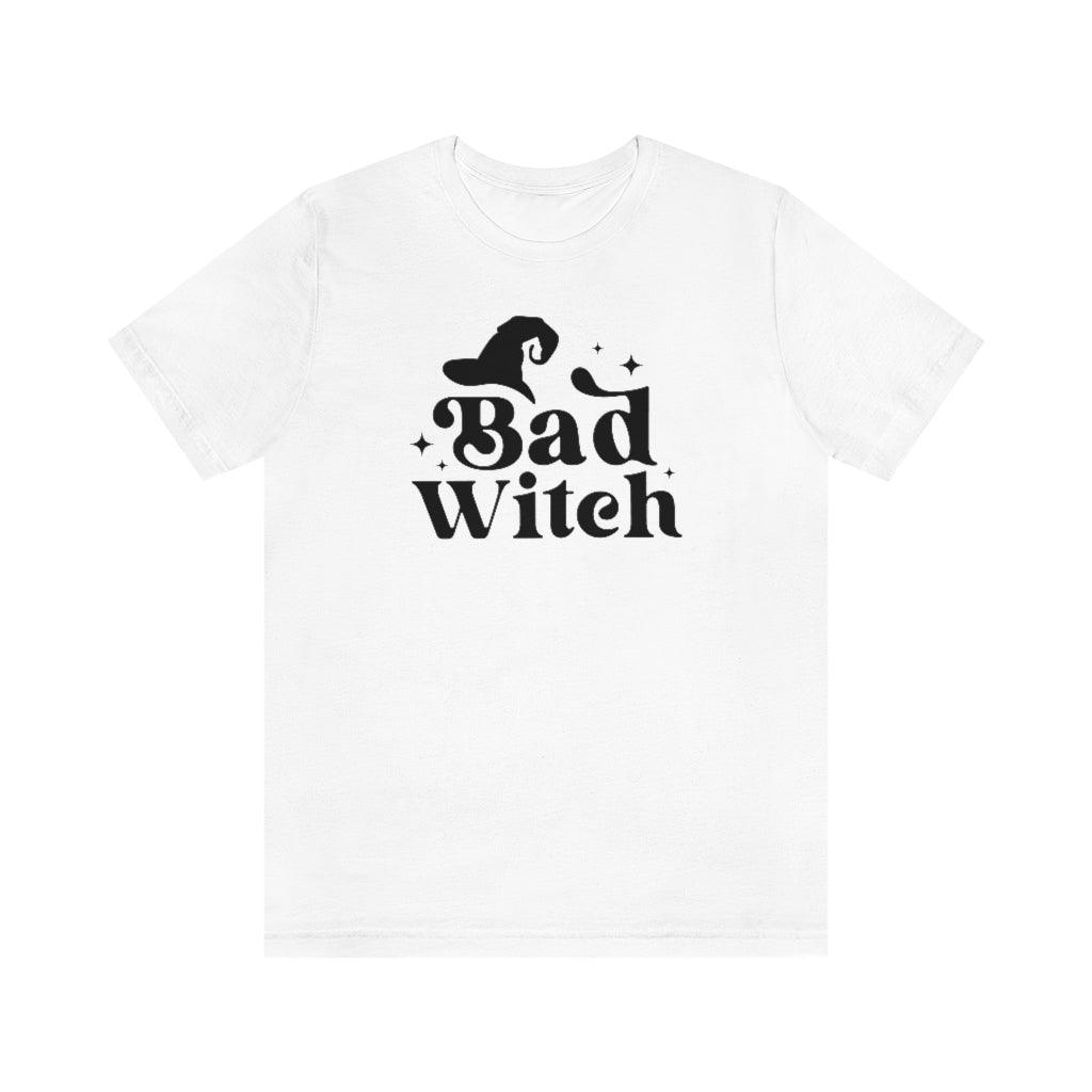 Bad Witch Halloween Short Sleeve Tee
