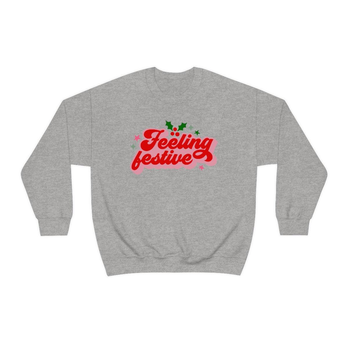 Retro Feeling Festive Christmas Crewneck Sweater